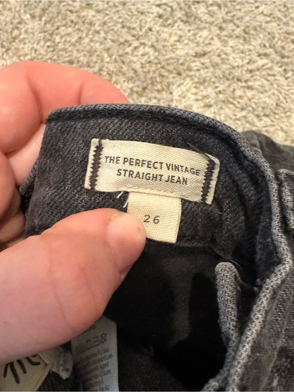 Madewell Men's Black Bootcut Jeans - Slightly Faded Finish - Picture 3 of 5